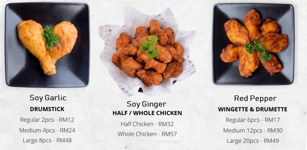 kyochon fried chicken popular delivery malaysia
