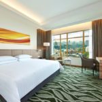 king bedroom with sunway lagoon park view clio