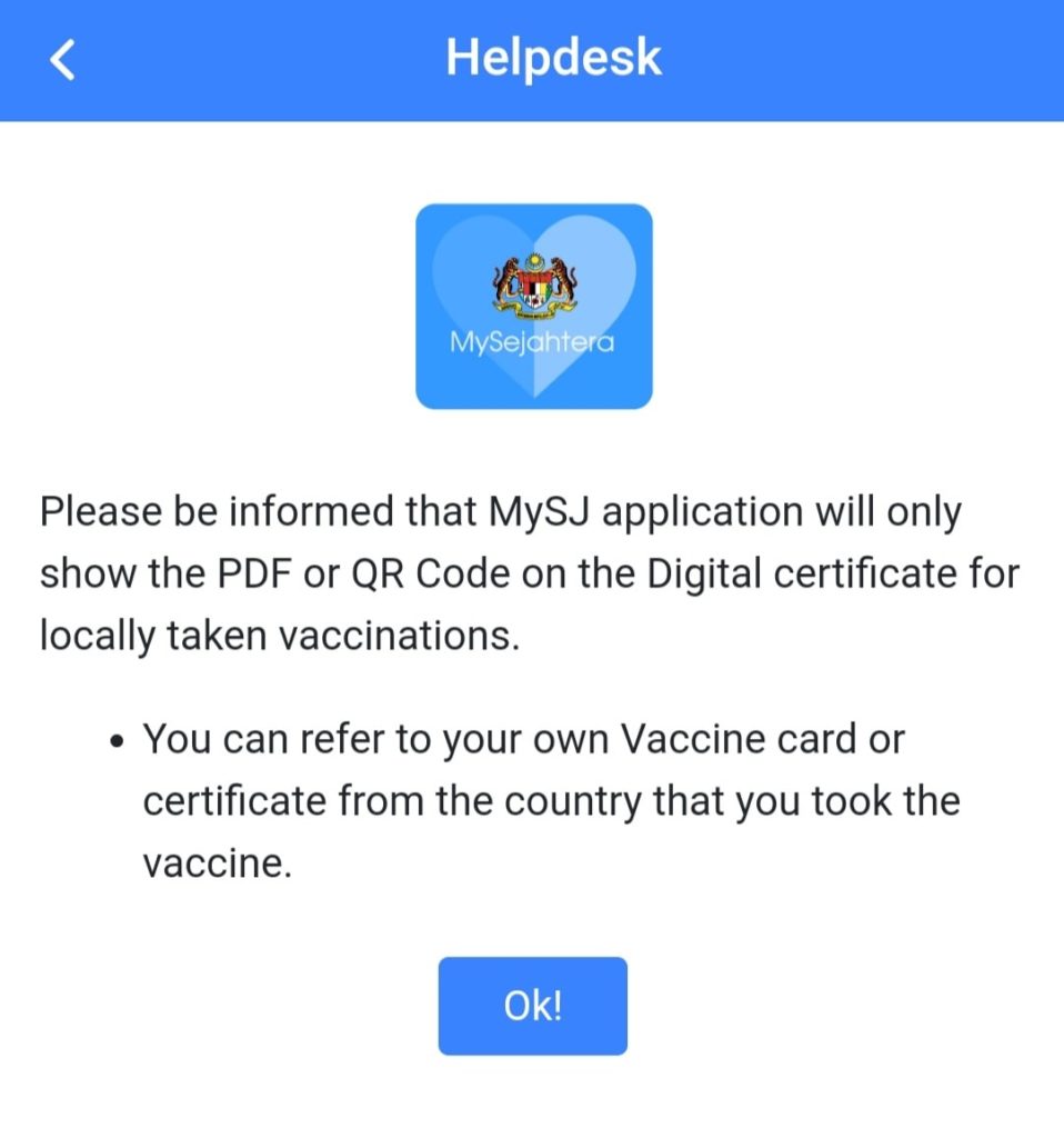connect to blockchain issue oversea vaccination