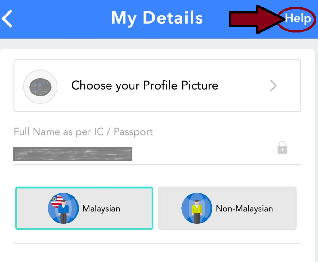 how to change nationality on mysejahtera