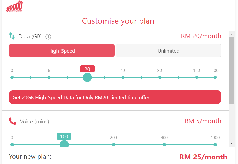 yoodo customise mobile data plan malaysia traveller