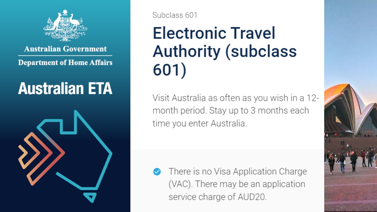 eta travel visa for australia