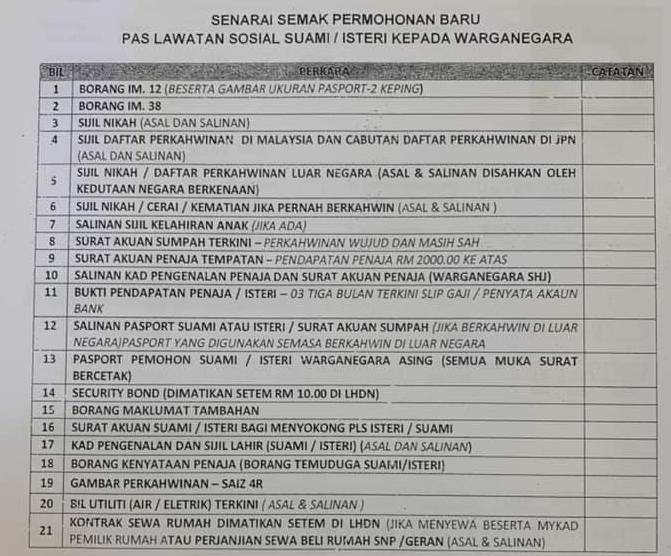 Deambular Abrazadera Emoción How to Apply for Long Term Social Visit Pass (LTSVP) Malaysia - Spouse Visa  (Sep 2022) - The Research Files