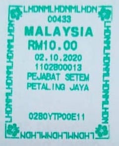 personal bond for social visit pass malaysia