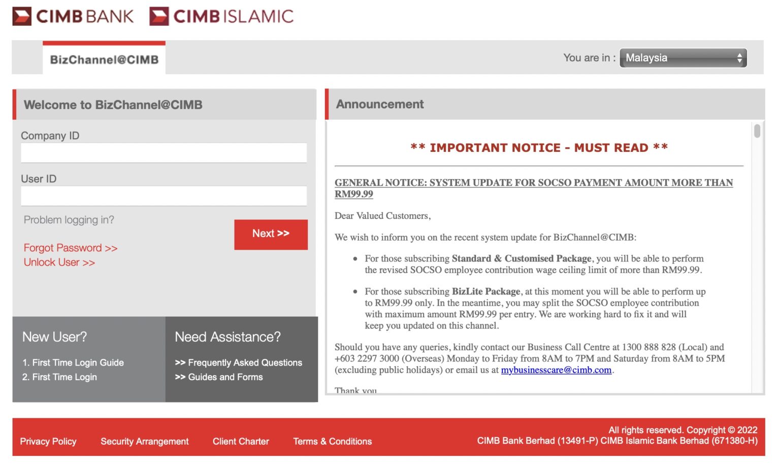 How to Login to BizChannel CIMB Website Issue – The Research Files