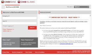 How to Login to BizChannel CIMB Website Issue – The Research Files