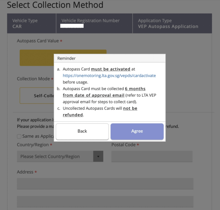 How to Apply for VEP/ Autopass Card for Foreign-Registered Car or ...